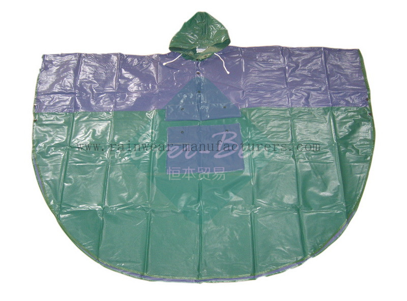 PVC heavy duty rain poncho-bike poncho-bike rain poncho